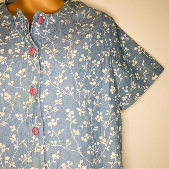 Vintage Button down Top - Picture 4 of 8